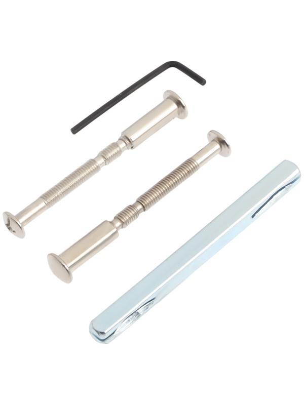 Ручки на планке LOCKLAND 003, м/о 55 мм, цвет никель