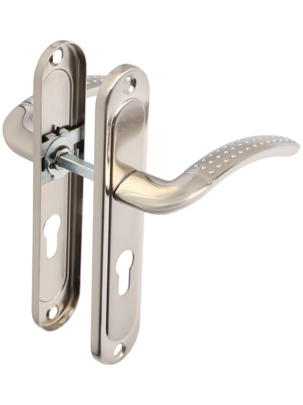 Ручки на планке LOCKLAND 003, м/о 55 мм, цвет никель