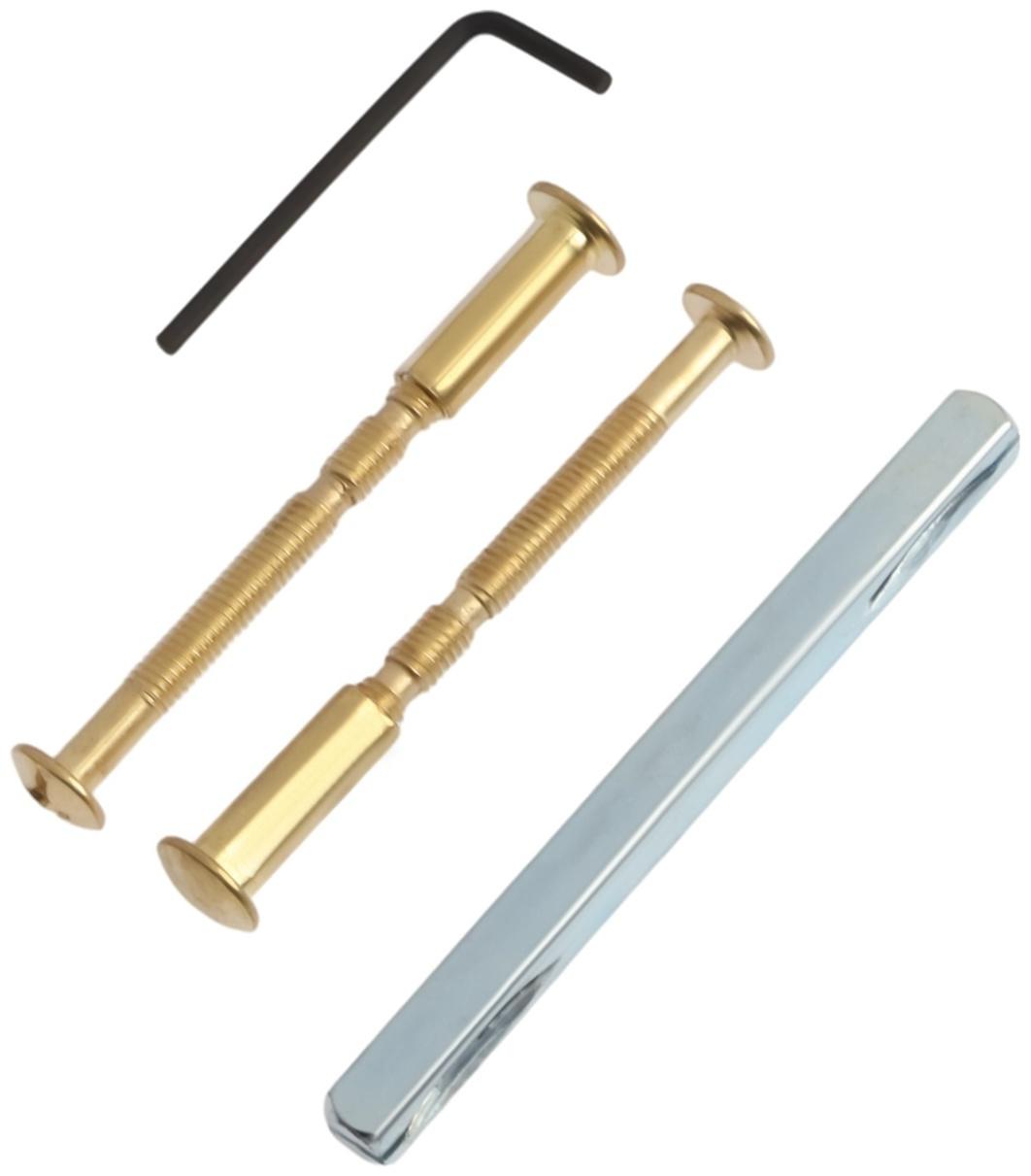 Ручки на планке LOCKLAND 003, м/о 55 мм, цвет золото