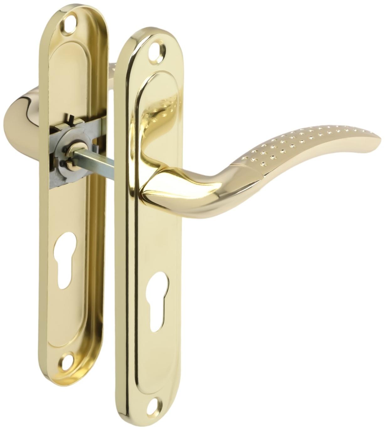 Ручки на планке LOCKLAND 003, м/о 55 мм, цвет золото