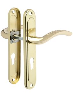 Ручки на планке LOCKLAND 003, м/о 55 мм, цвет золото