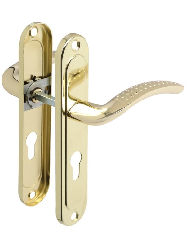 Ручки на планке LOCKLAND 003, м/о 55 мм, цвет золото