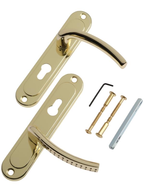 Ручки на планке LOCKLAND 003, м/о 55 мм, цвет золото