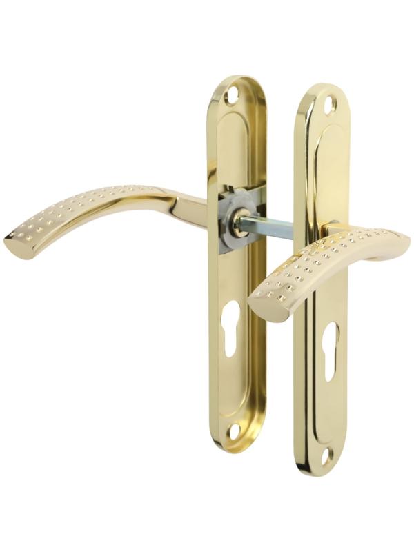 Ручки на планке LOCKLAND 003, м/о 55 мм, цвет золото