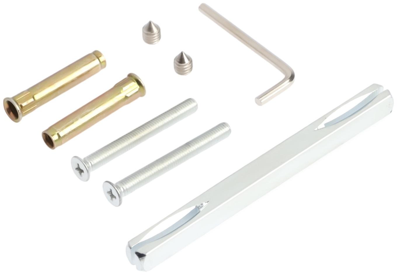 Ручки на планке LOCKLAND, для противопожарных замков, нержавеющая сталь