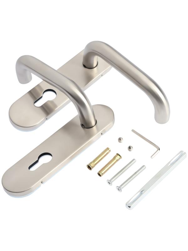 Ручки на планке LOCKLAND, для противопожарных замков, нержавеющая сталь