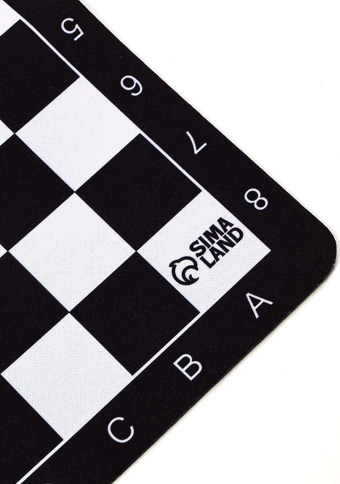 Шахматная доска гибкая «Классика», 30×30 см, толщина 2 мм, каучук