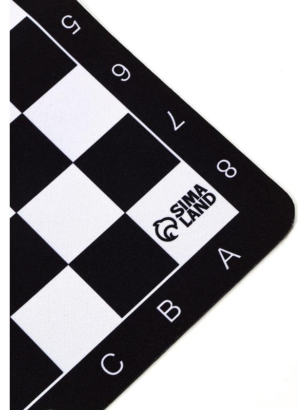 Шахматная доска гибкая «Классика», 50×50 см, толщина 2 мм, каучук