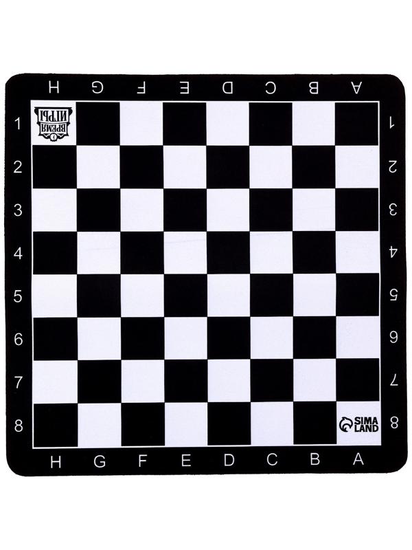 Шахматная доска гибкая «Классика», 50×50 см, толщина 2 мм, каучук