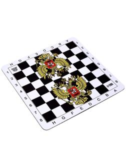 Шахматная доска гибкая «Герб», 30 х 30 см, толщина 20 мм, каучук