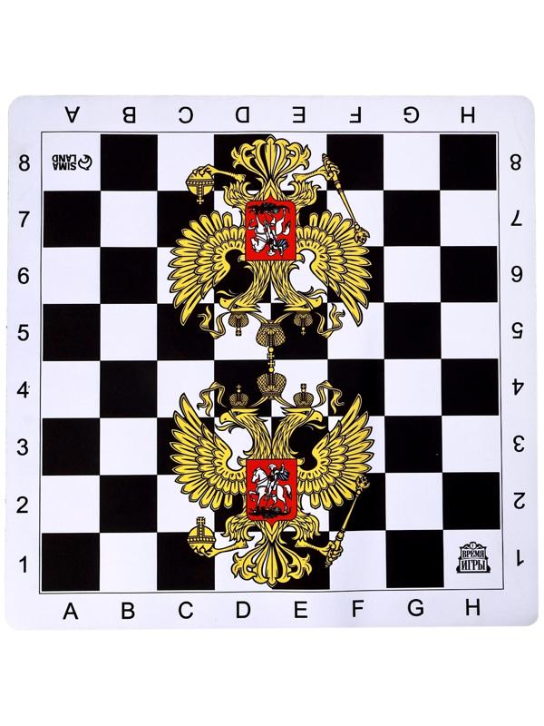 Шахматная доска гибкая «Герб», 30 х 30 см, толщина 20 мм, каучук