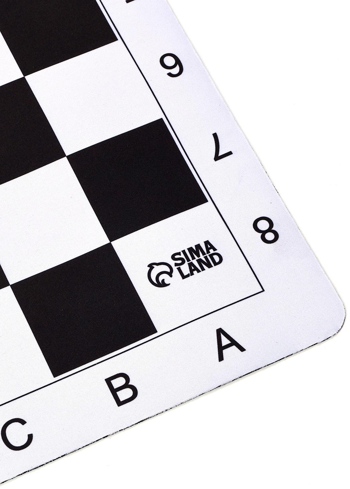 Шахматная доска гибкая «Герб», 50 х 50 см, толщина 20 мм, каучук