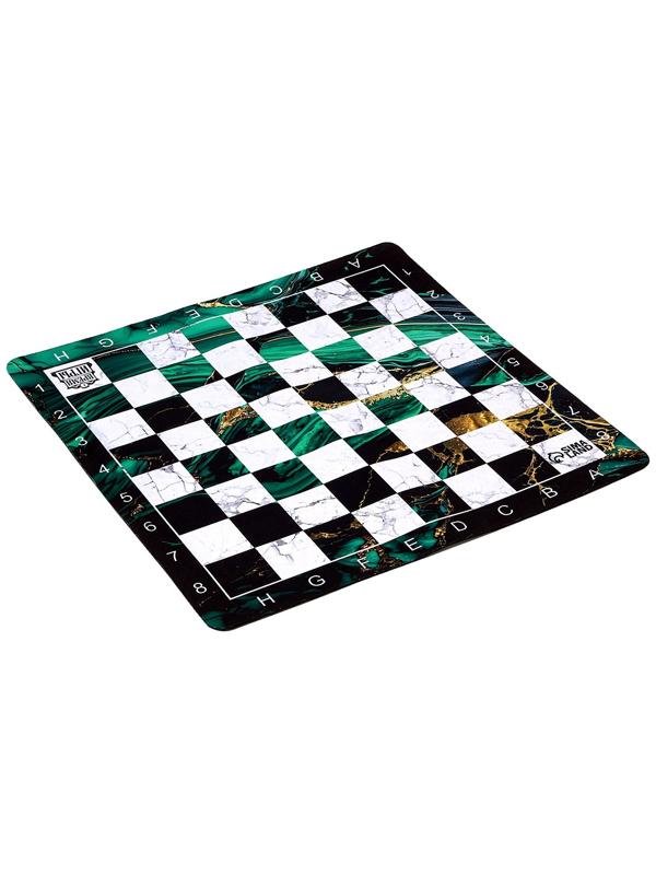 Шахматная доска гибкая «Малахит», 40 х 40 см, толщина 20 мм, каучук