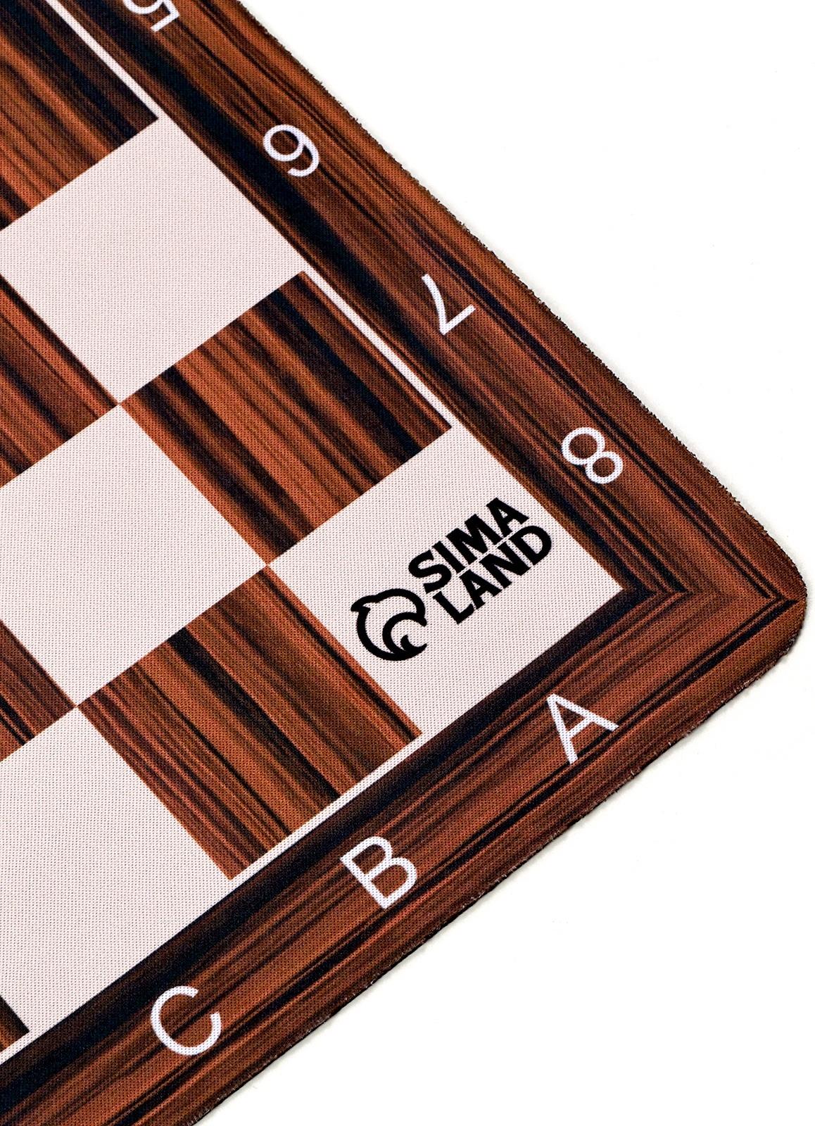 Шахматная доска гибкая «Дерево», 40 х 40 см, толщина 20 мм, каучук