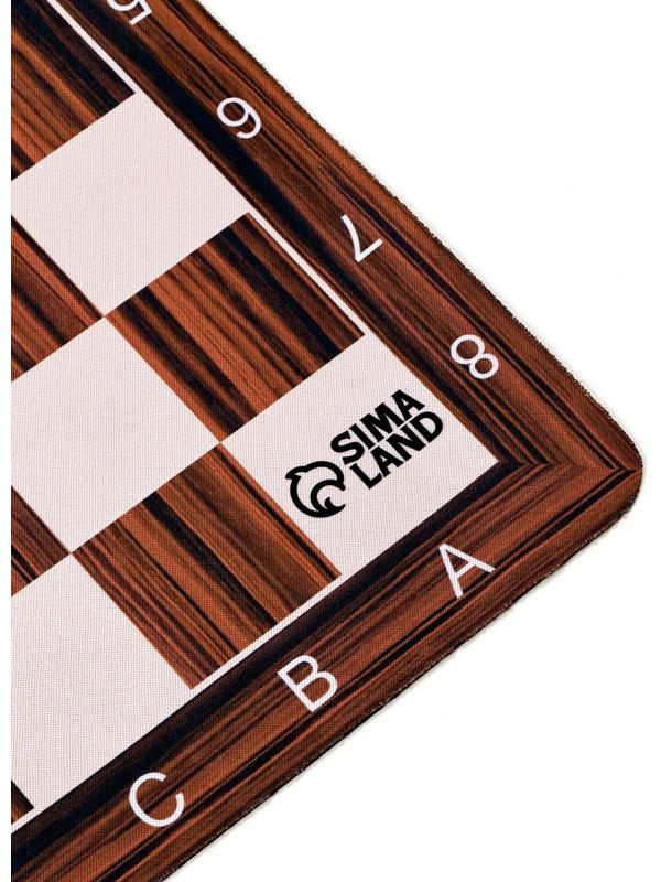 Шахматная доска гибкая «Дерево», 40 х 40 см, толщина 20 мм, каучук