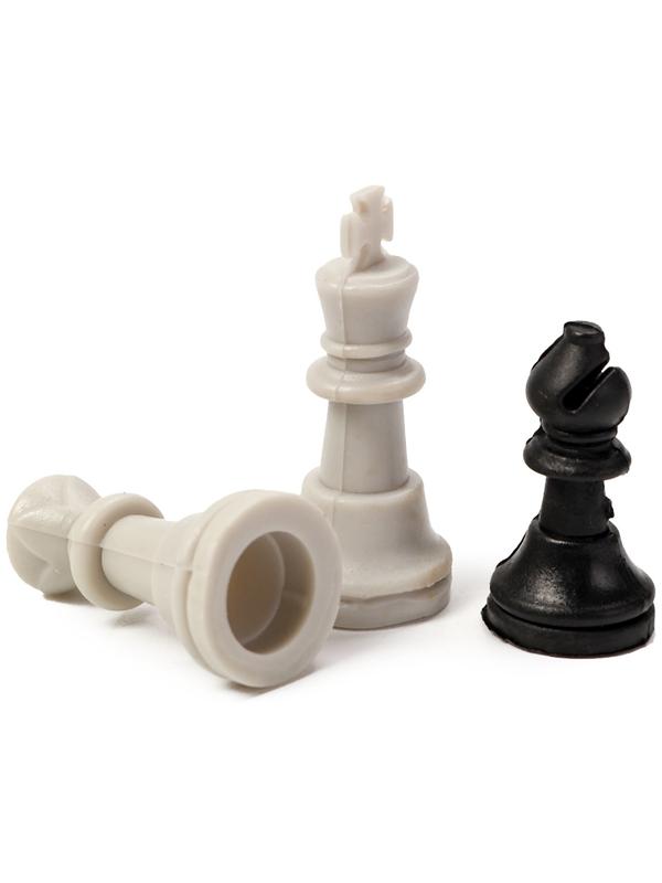 Шахматы доска 16×16 см, король h=2.8 см, d=1.2 см