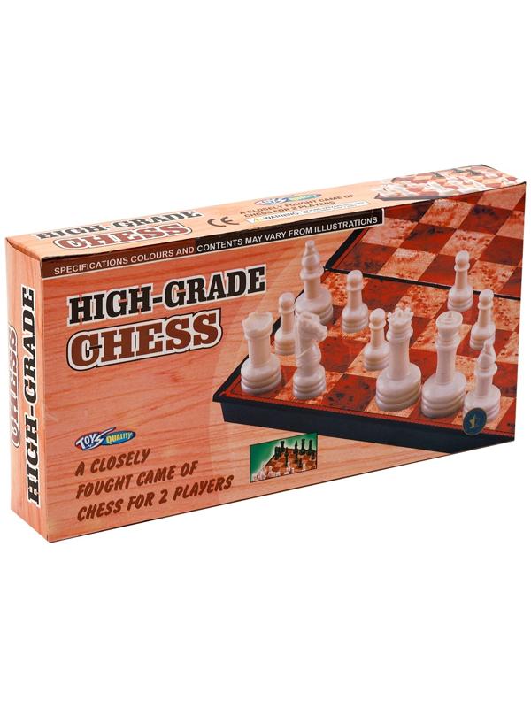 Шахматы 30 х 30 см, король h-5.6 см, d-2.3 см, доска и фигуры пластик