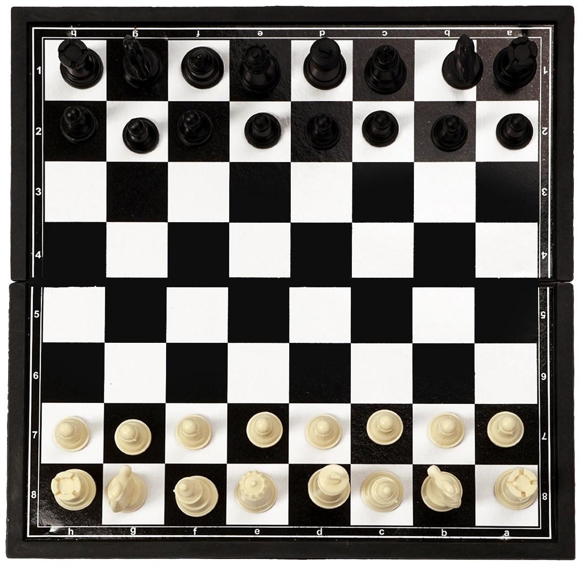 Шахматы 26 х 26 см, король h-4.6 см, d-1.9 см, доска и фигуры пластик