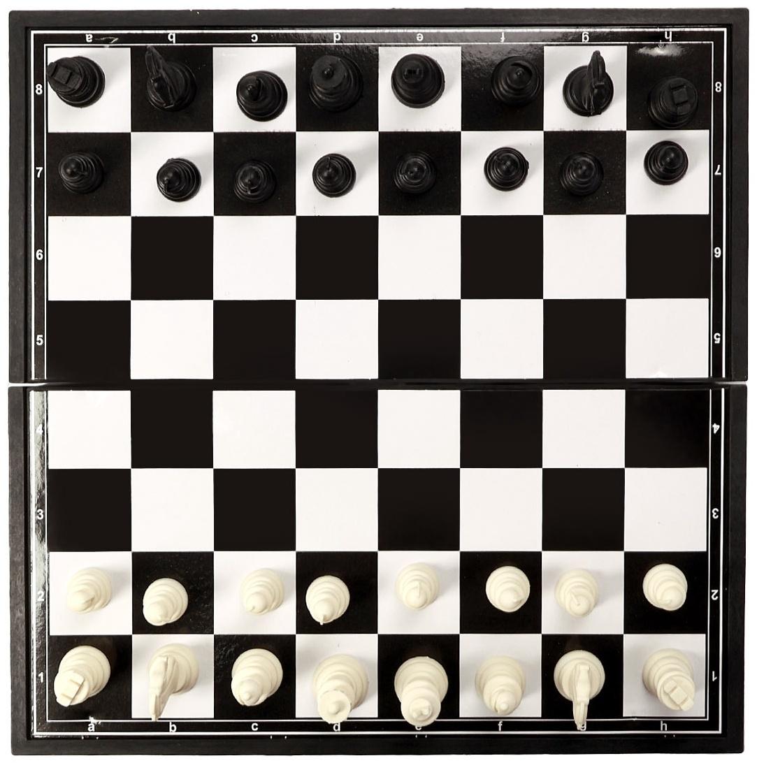 Шахматы 31 х 31 см, король h-5.8 см, d-2.3 см, доска и фигуры пластик