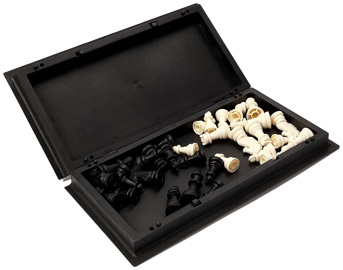 Шахматы 31 х 31 см, король h-5.8 см, d-2.3 см, доска и фигуры пластик