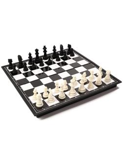 Шахматы 31 х 31 см, король h-5.8 см, d-2.3 см, доска и фигуры пластик