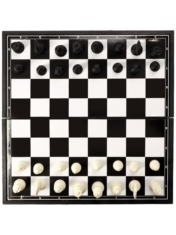 Шахматы 31 х 31 см, король h-5.8 см, d-2.3 см, доска и фигуры пластик