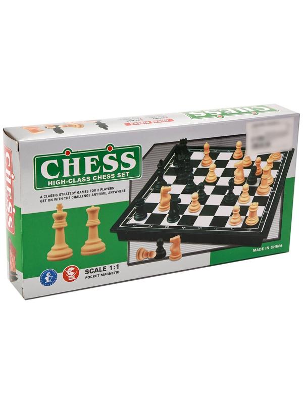 Шахматы 31 х 31 см, король h-5.8 см, d-2.3 см, доска и фигуры пластик