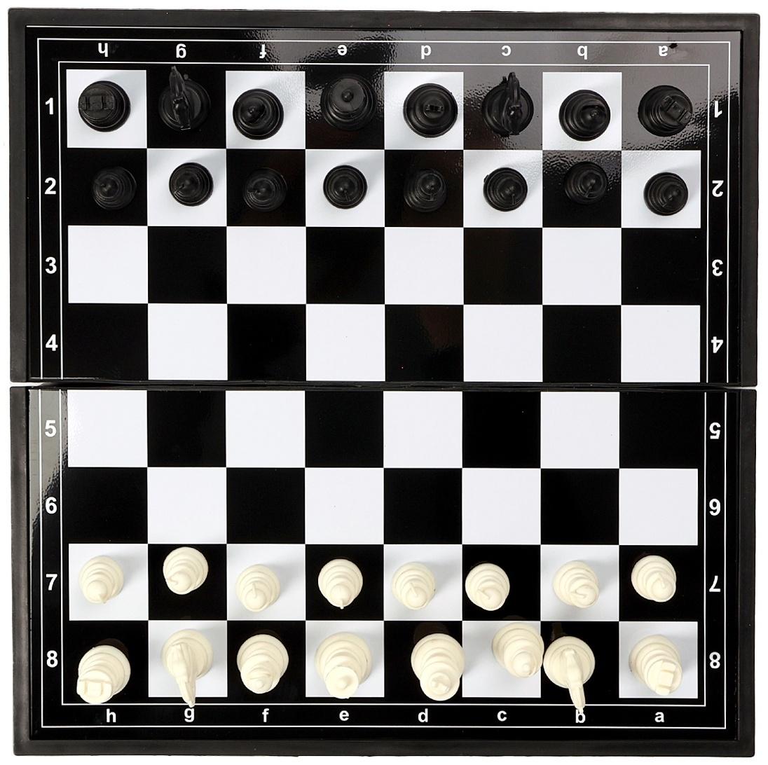 Шахматы магнитные 31 х 31 см, король h-5.8 см, d-2.3 см, доска и фигуры пластик