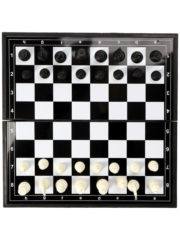 Шахматы магнитные 31 х 31 см, король h-5.8 см, d-2.3 см, доска и фигуры пластик