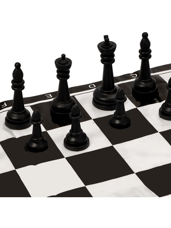 Шахматы 30 х 30 см, король h-5 см, d-2.2 см, фигуры пластик