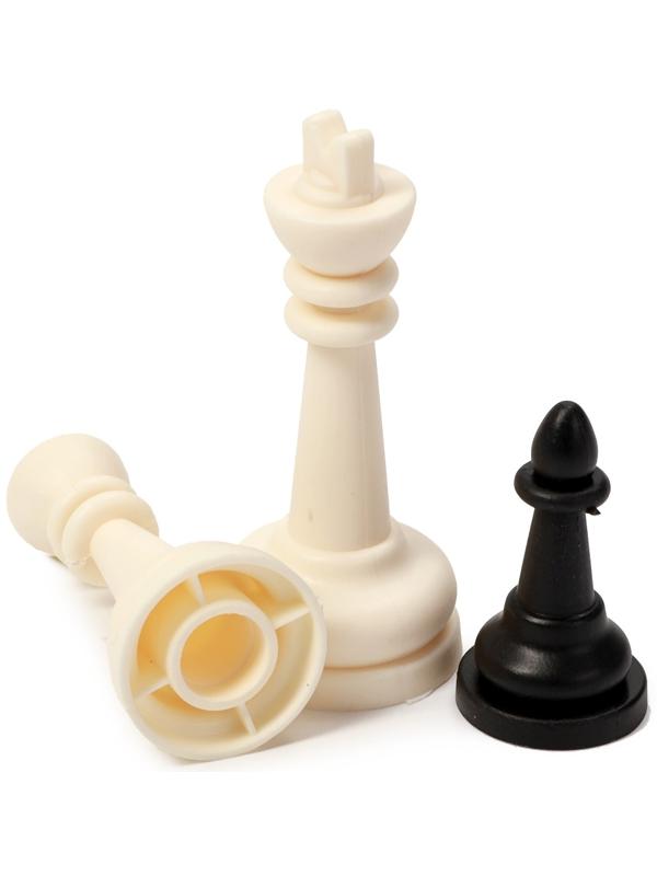 Шахматы 30 х 30 см, король h-5 см, d-2.2 см, фигуры пластик