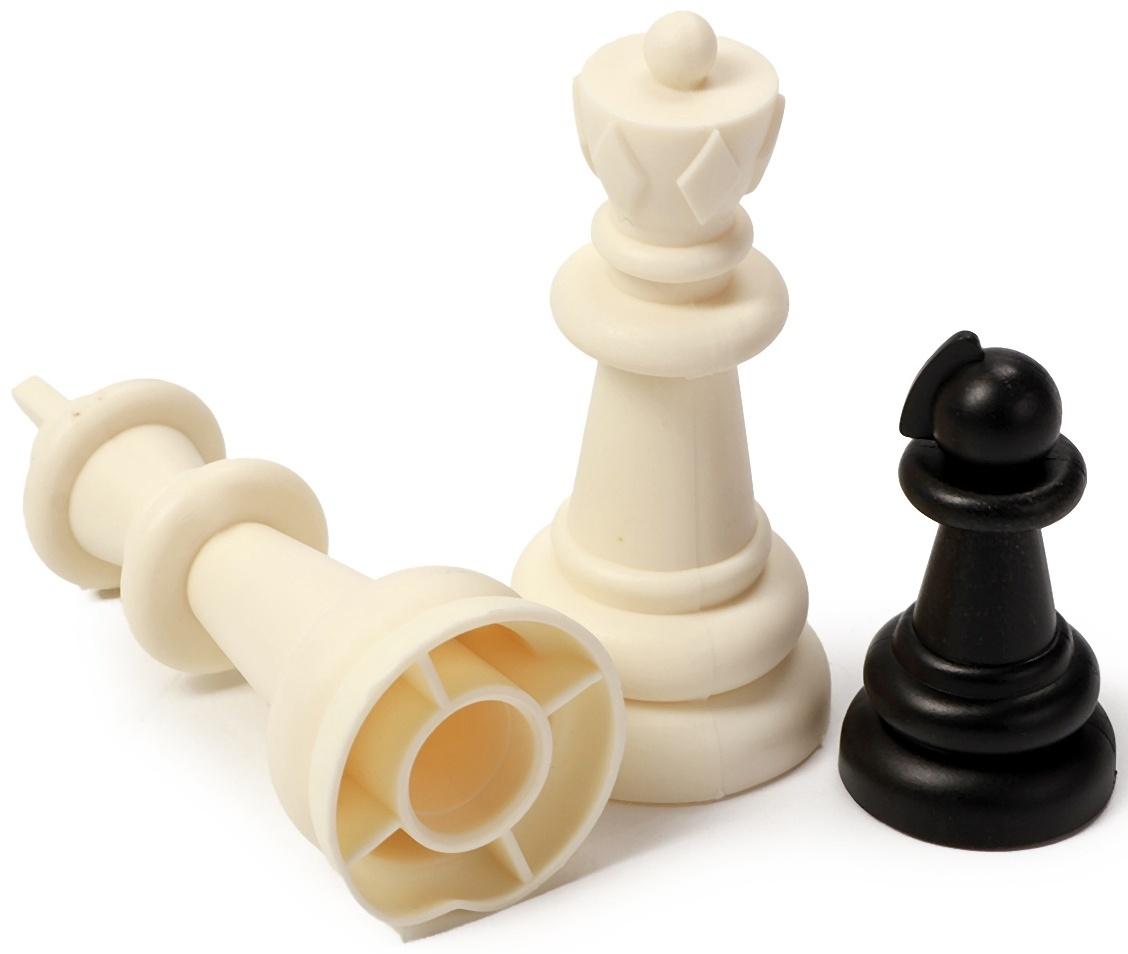 Шахматы 40 х 40 см, король h-5.6 см, d-2.3 см, фигуры пластик
