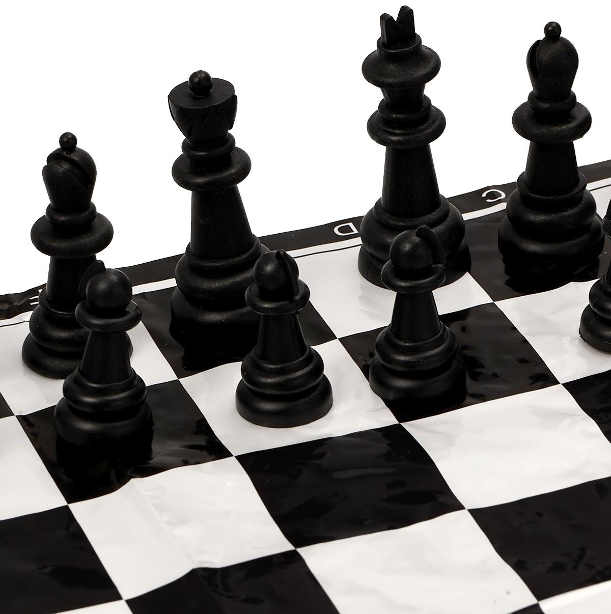 Шахматы 40 х 40 см, король h-5.6 см, d-2.3 см, фигуры пластик