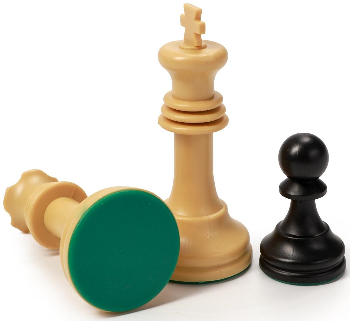 Шахматы 50 х 50 см, король h-7 см, d-3.2 см, фигуры пластик