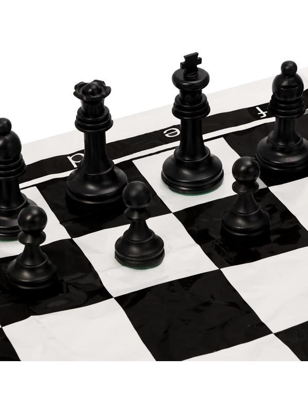 Шахматы 50 х 50 см, король h-7 см, d-3.2 см, фигуры пластик