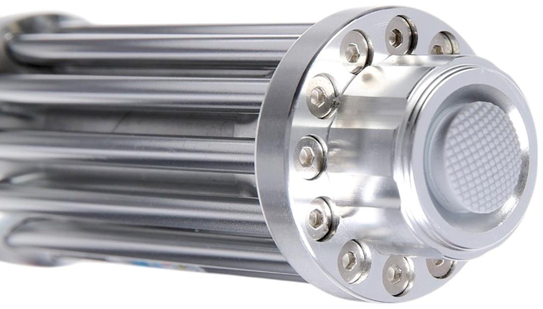 Лазерная указка мощная, с насадками, 1200 мАч, синий