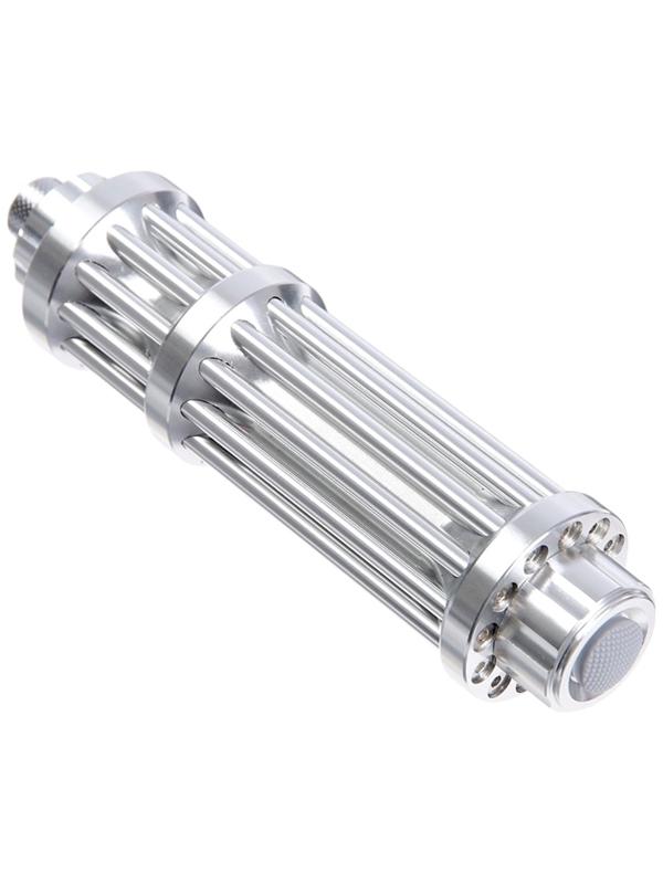 Лазерная указка мощная, с насадками, 1200 мАч, синий