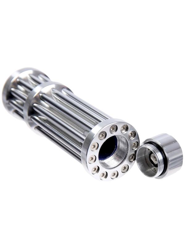 Лазерная указка мощная, с насадками, 1200 мАч, синий