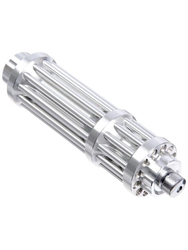 Лазерная указка мощная, с насадками, 1200 мАч, синий