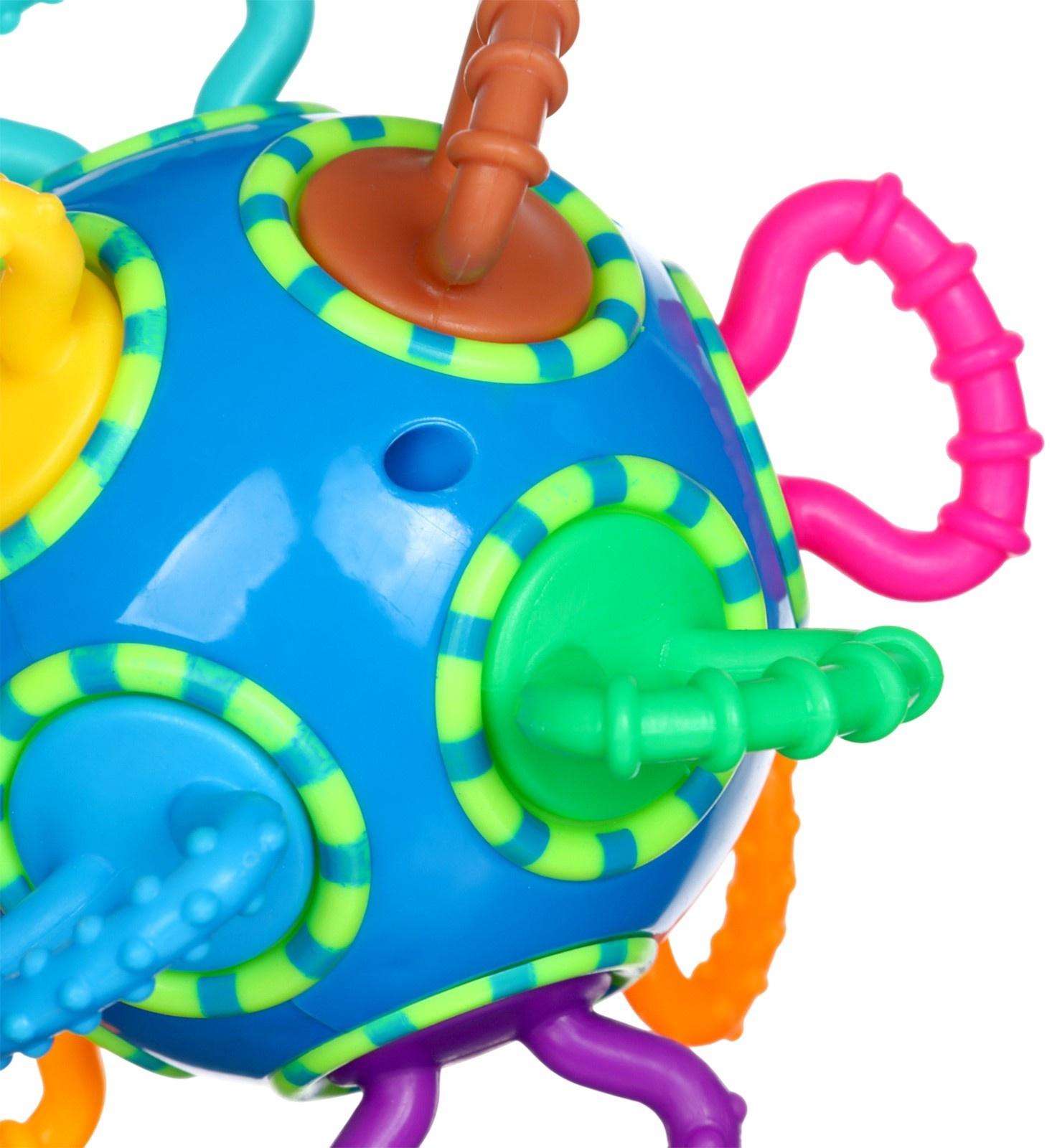 Погремушка Крошка Я «Шар трещотка», синий