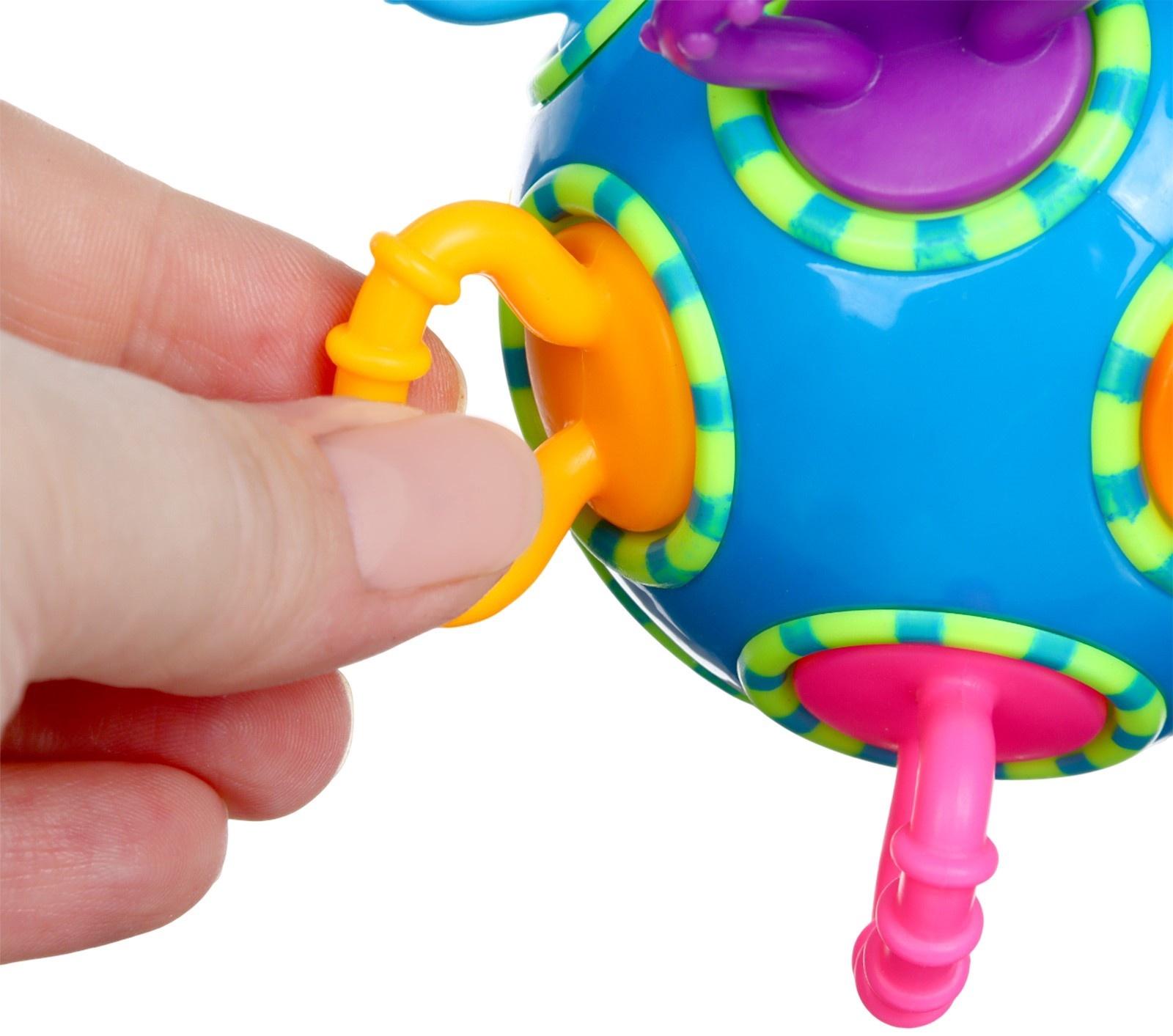 Погремушка Крошка Я «Шар трещотка», синий