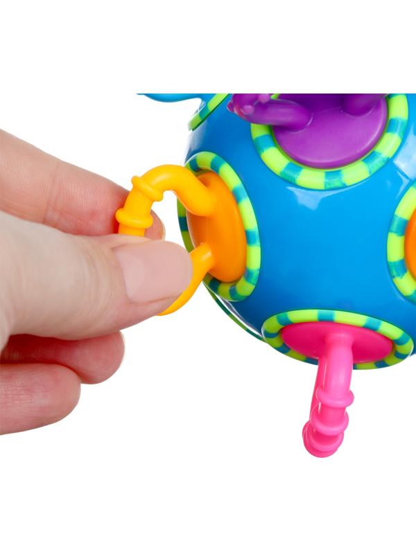 Погремушка Крошка Я «Шар трещотка», синий