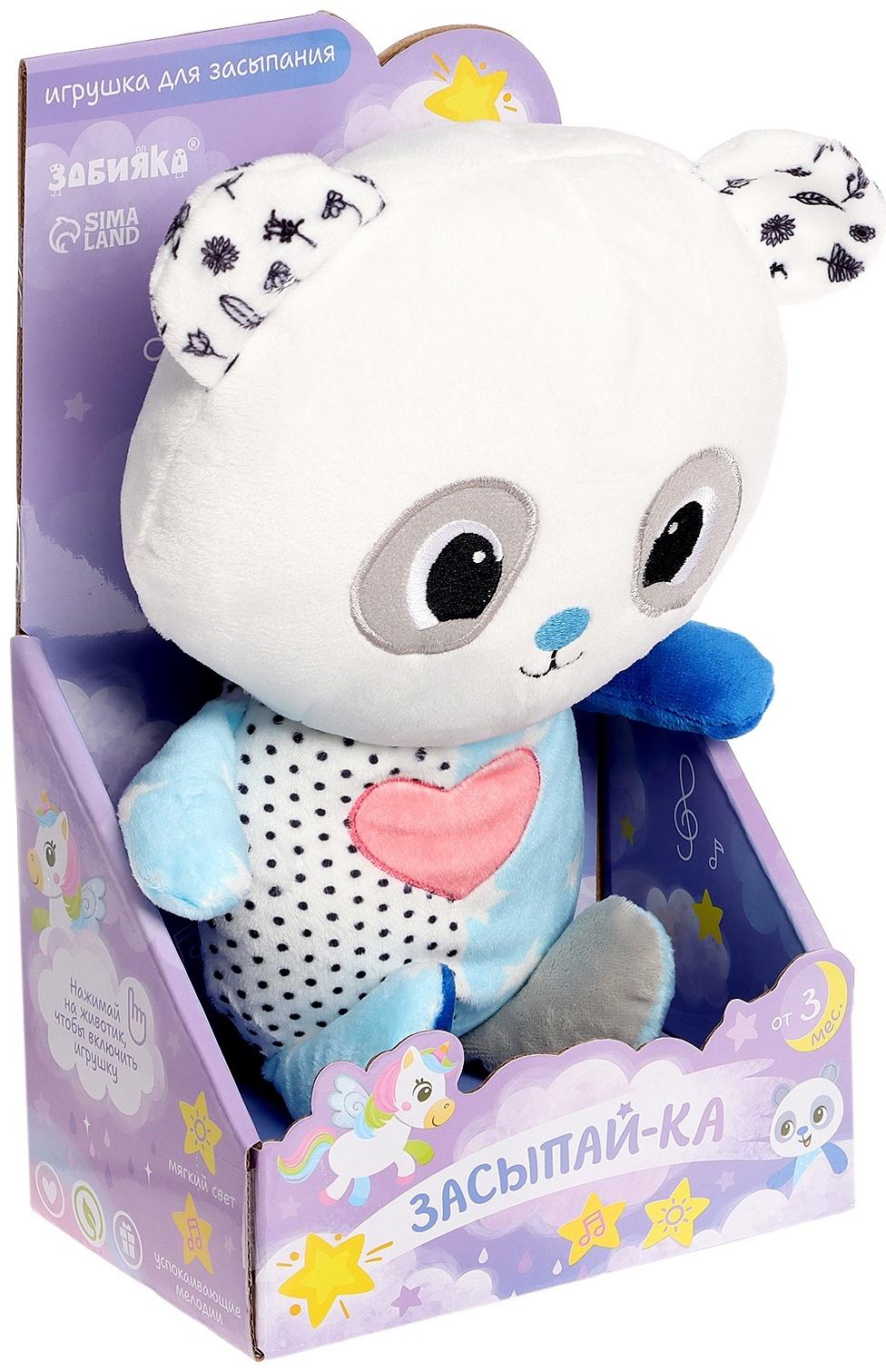 Музыкальная игрушка для засыпания «Засыпай-ка: Панда», звуковые и световые эффекты