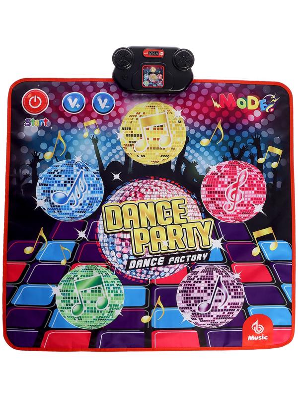 Музыкальный коврик «Для танцев», 90 × 90 см, 3+