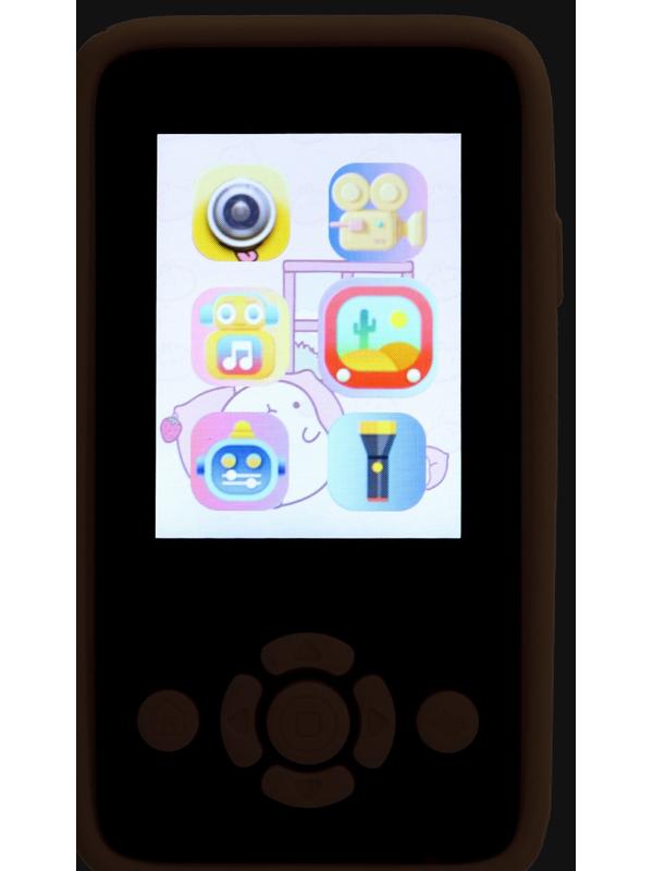 Детский обучающий телефон «Единорожек», звуковые и световые эффекты, камера, цвет розовый