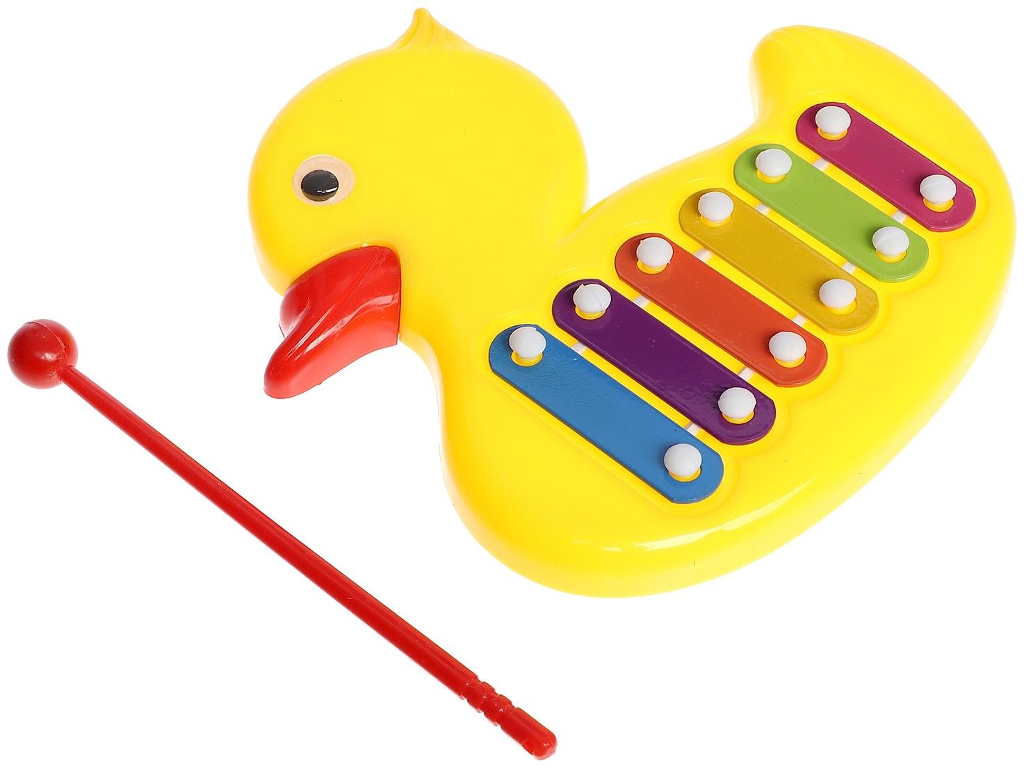 Металлофон «Уточка», 6 тонов