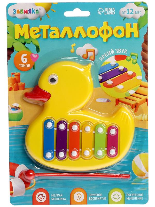 Металлофон «Уточка», 6 тонов