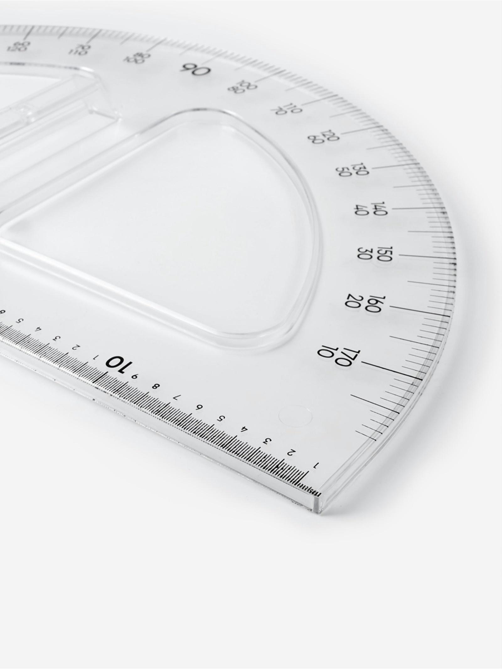 Транспортир портновский 180°, пластик