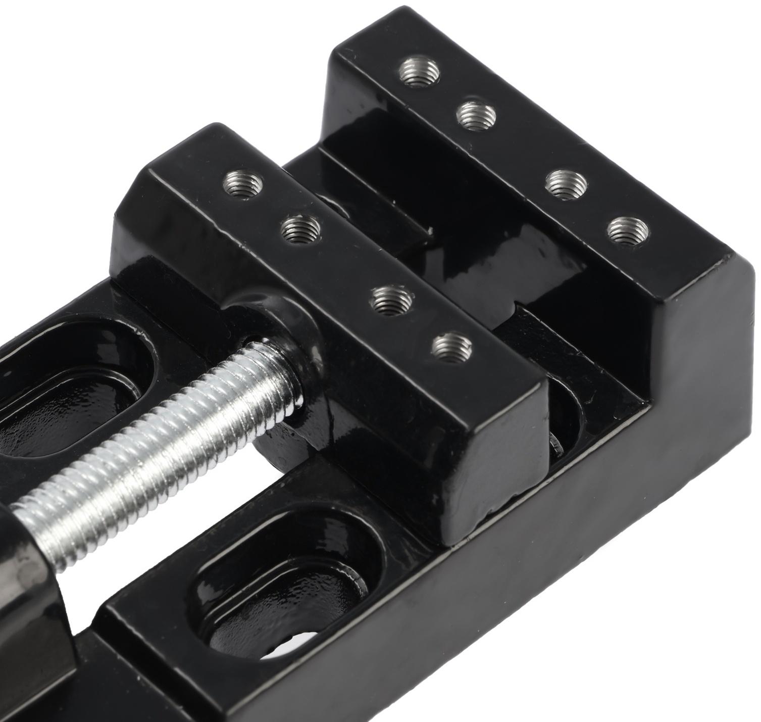 Мини-тиски алюминиевые ТУНДРА, станочные, зажим 55 мм