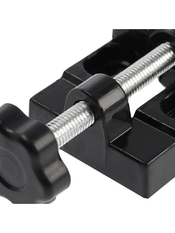 Мини-тиски алюминиевые ТУНДРА, станочные, зажим 55 мм